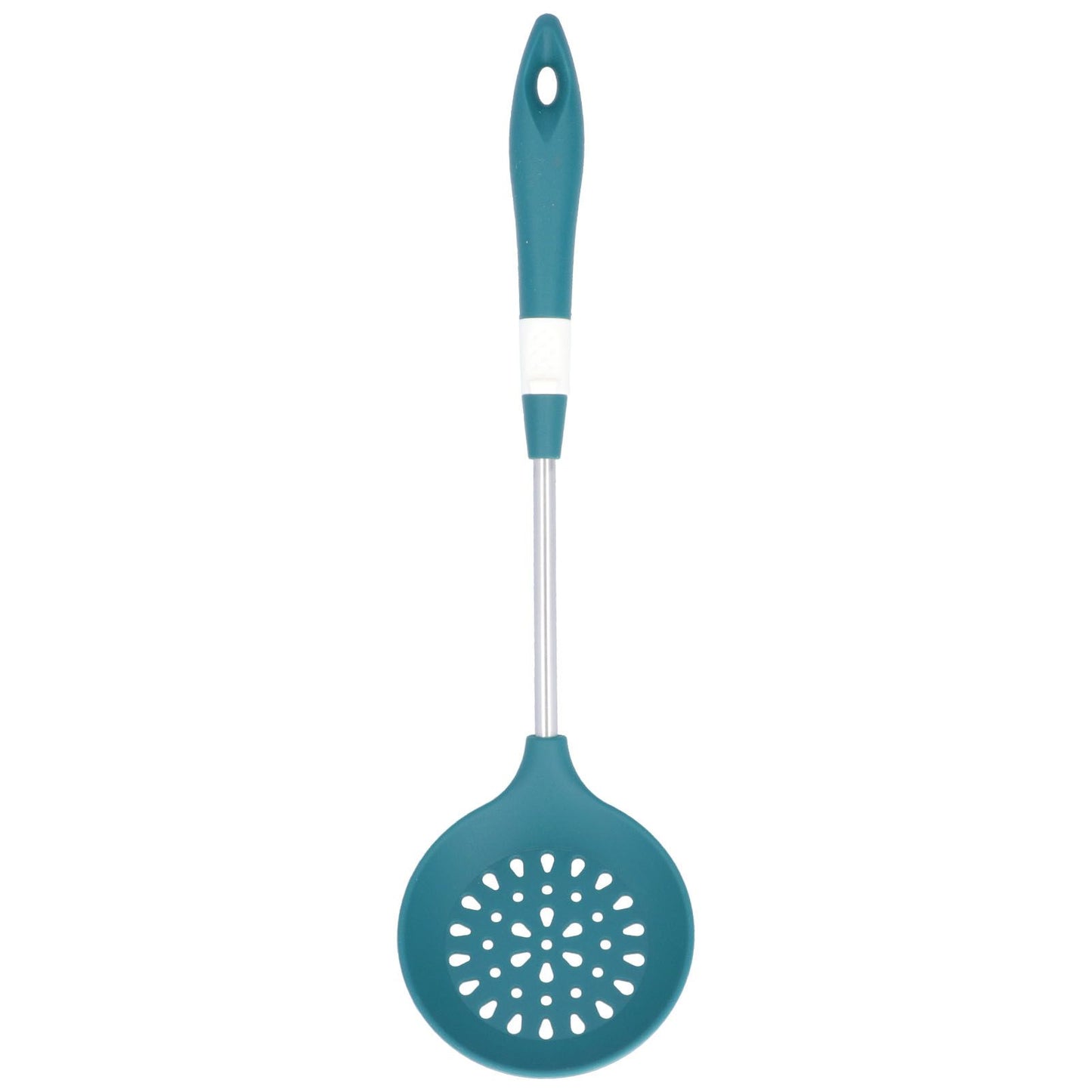Silicone Cooking Utensils Silicone Stainless Steel Heat Insulation Anti Scalding Comfortable Grip Cooking UtensilsColander