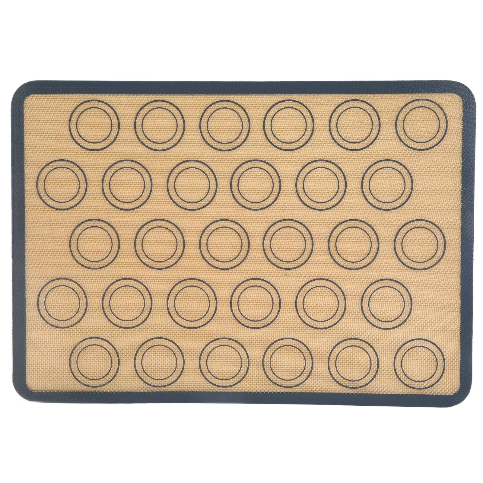 Baking Mat Food Grade Silicone and Glass Fiber Non Stick Heat Resistant Dough Mat for Making Pastry Pizza Bread