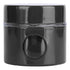 Coffee Bean Container Iron Glass Mini Sealed Jar Kitchen Storage Tank for Beans TeaBlack