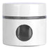 Coffee Bean Container Iron Glass Mini Sealed Jar Kitchen Storage Tank for Beans TeaWhite