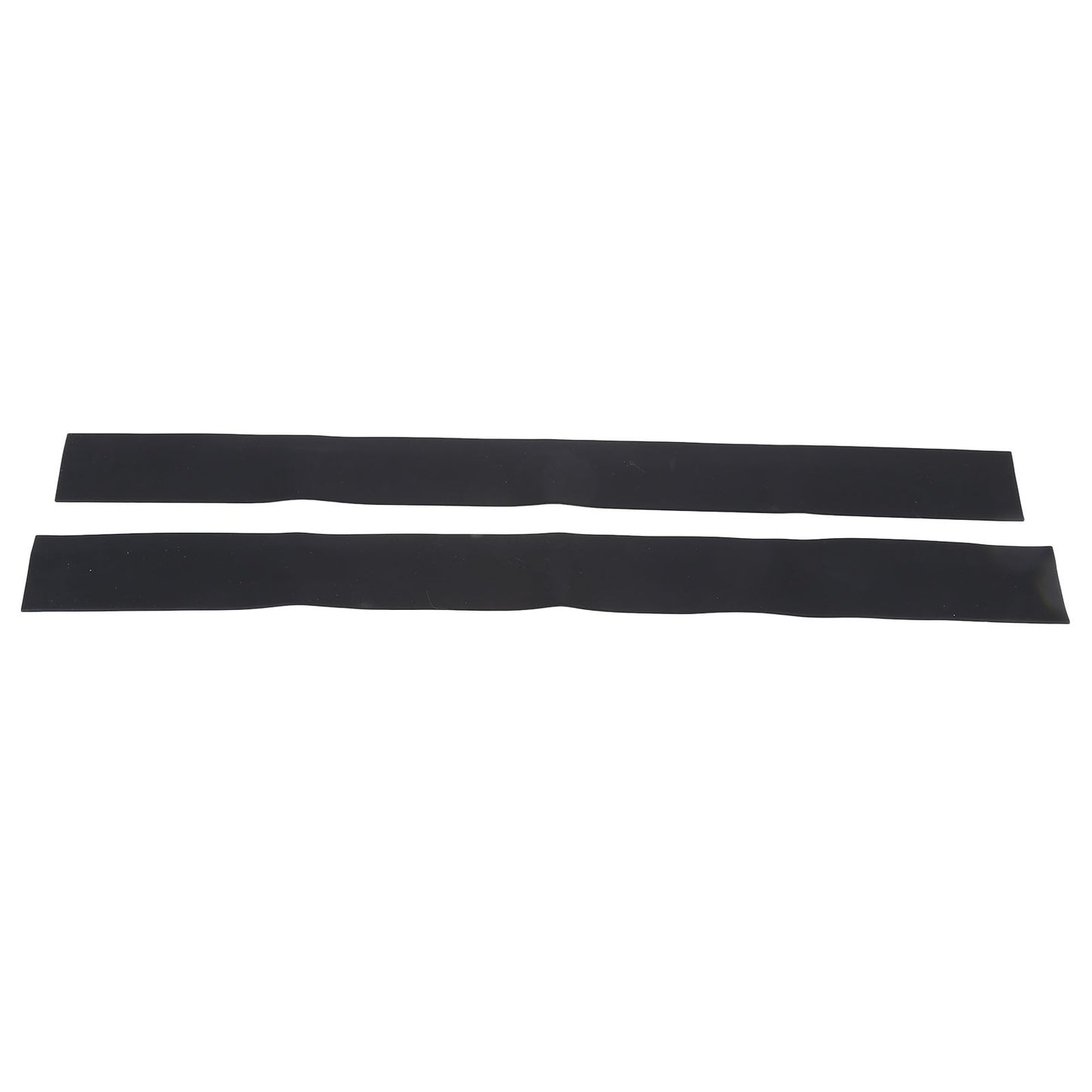 2Pcs 25in Black Stove Counter Cover Silicone Oil‑Proof Stain‑Proof Stove Gap Filler for Restaurant Kitchen