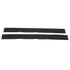 2Pcs 25in Black Stove Counter Cover Silicone Oil‑Proof Stain‑Proof Stove Gap Filler for Restaurant Kitchen