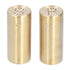 2pcs Spice Jar Stainless Steel Seasoning Bottle Salt and Pepper Shaker Kitchen ToolGolden