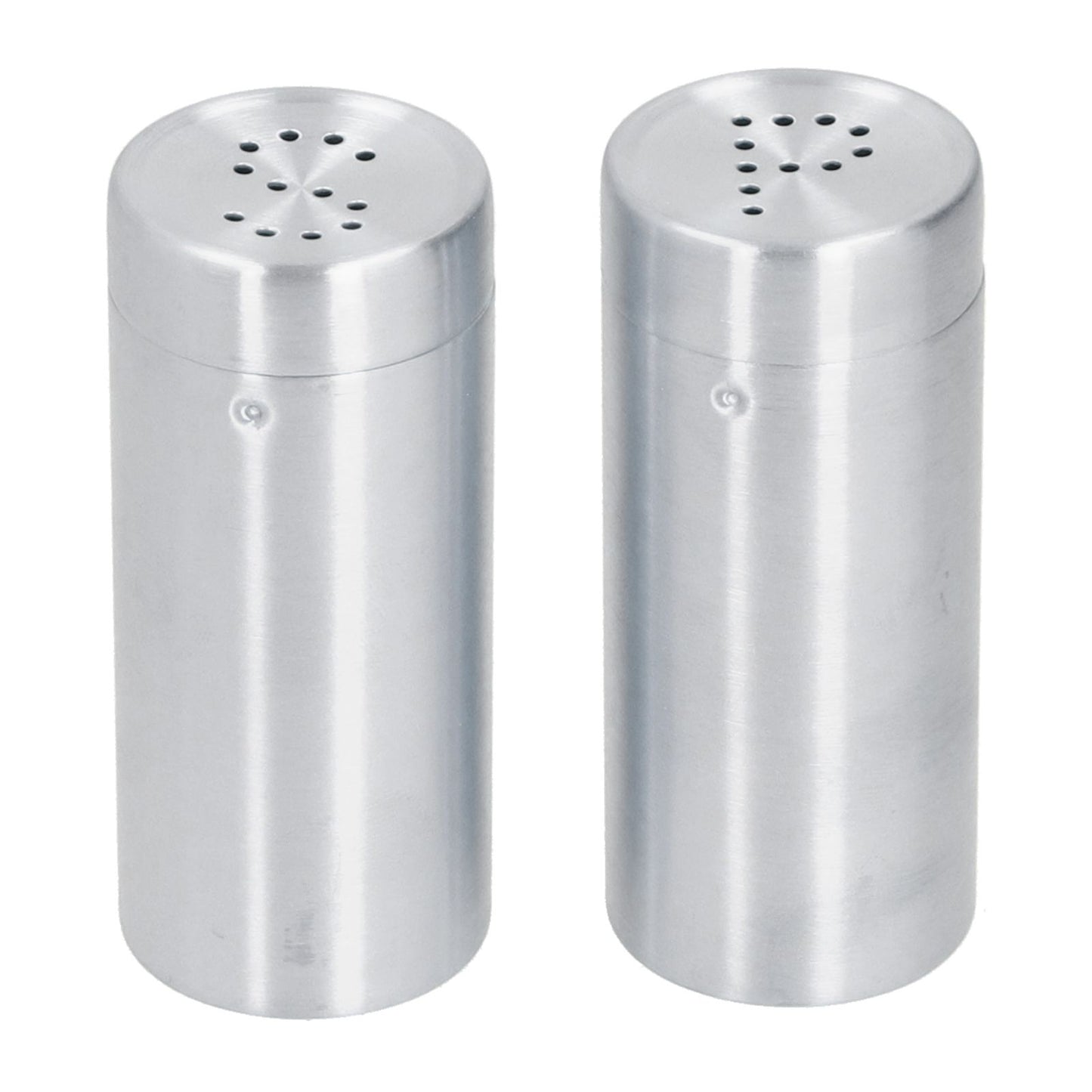 2pcs Spice Jar Stainless Steel Seasoning Bottle Salt and Pepper Shaker Kitchen ToolStainless Steel Color
