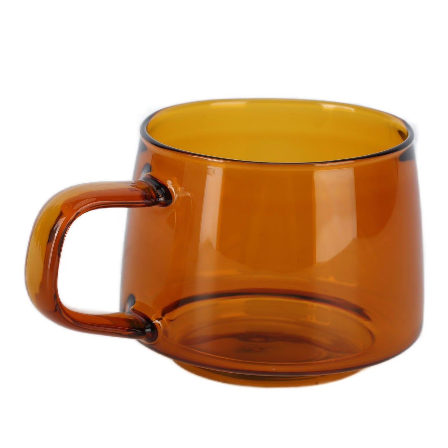 Transparent Coffee Cup 250ML Borosilicate Cup Glass Tea Water Milk Mug with HandleSuccinite