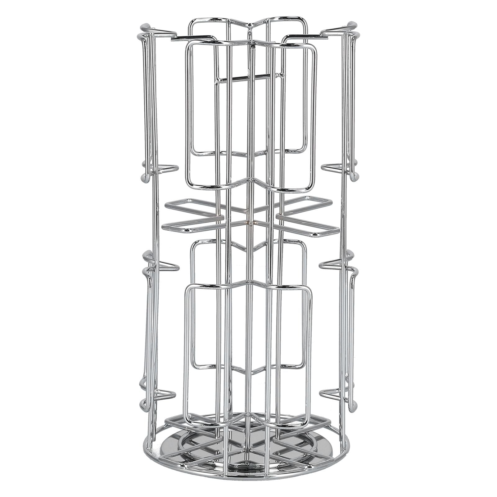 Household Coffee Capsule Holder Rotatable Storage Rack Shelf for 64Pcs Capsule Kitchen