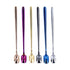 6 Pcs Dessert Spoon 304 Stainless Steel Mixing Spoon Shovel Long Handle Thickened Spoon Set for Dessert Ice Cream 15cm