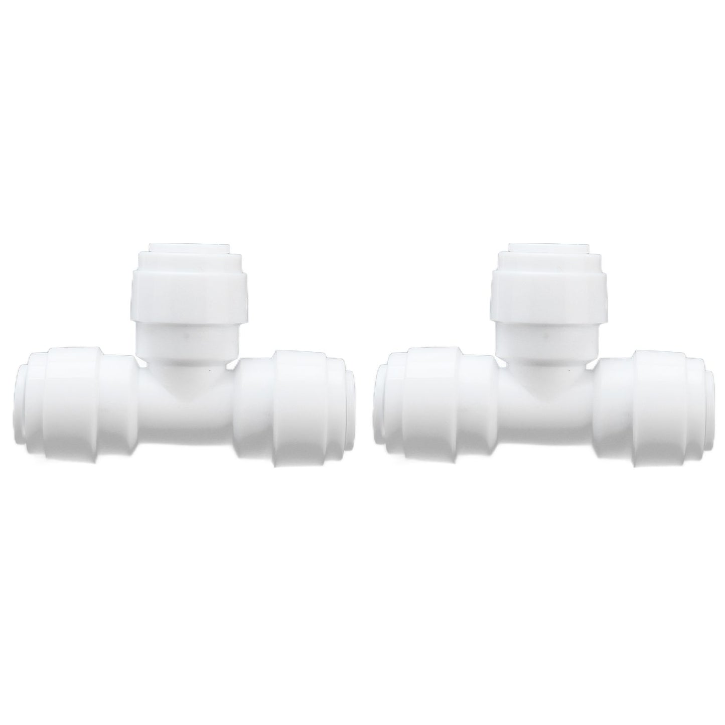 2PCS Tee Quick Connecter Water Tube Fitting 100PSI Push in Fitting Push in Joint for Garden