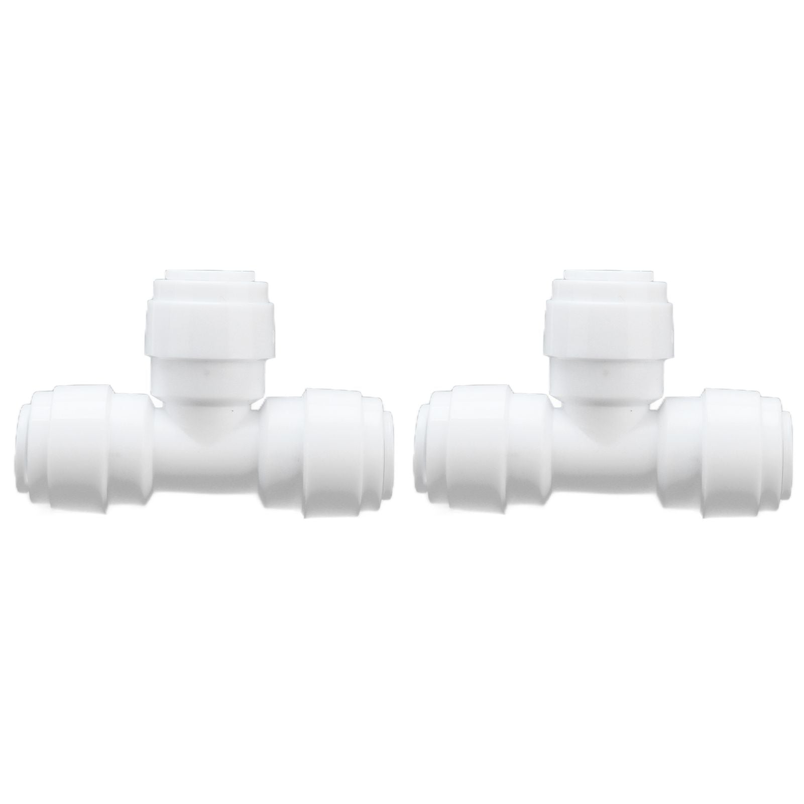 2PCS Tee Quick Connecter Water Tube Fitting 100PSI Push in Fitting Push in Joint for Garden