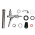 Draft Beer Adjustable Faucet Chrome Plated Stainless Steel G5/8 Shank Beer Tap for Home Brewing