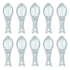 10Pcs Fish Scale Remover Portable Hand Held Hangable Compact Efficient Fish Scaler Brush for Kitchen Restaurant