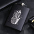 8OZ Black Matte Whisky Bottle Wine Pot Portable Flagon Stainless Steel Flask for Outdoor Travel1862846WT Sexy Beauty B