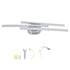 3‑Strips LED Ceiling Lamp Modern Ceiling‑Mounted Light Living Room Bedroom Decoration AC85‑265VWarm Light