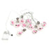 Light String 100LEDs Copper Wire Light String Artificial Rose E27 Bulb Children&