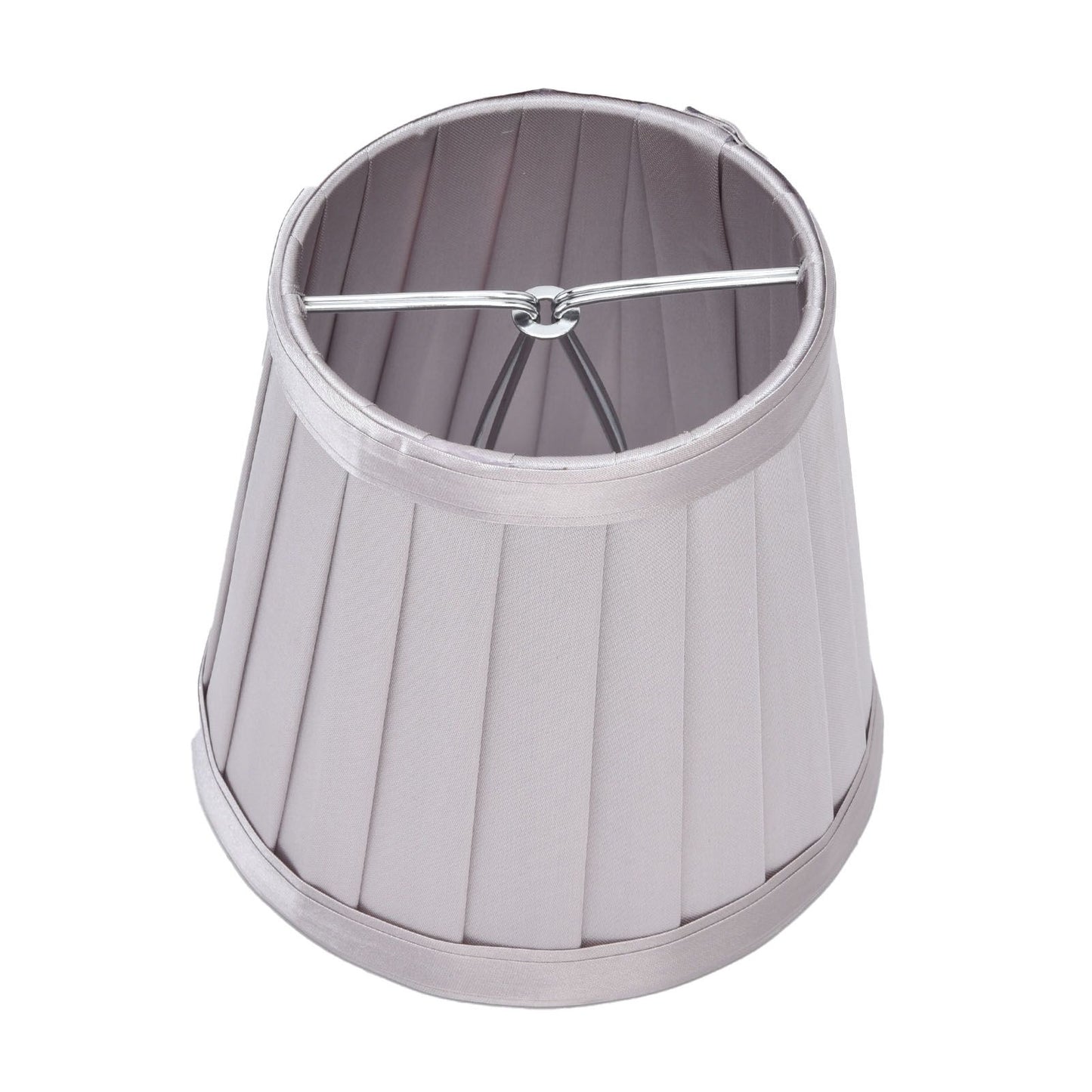 2Pcs Small Lamp Shades Wearproof Smooth Exquisite Lightweight Safe Convenient Table Lampshade0207 Silver