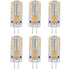 6Pcs LED Bulb Easy Install Light Transmission Uniform Light Output Color Bulb for Party Home 12VWarm White