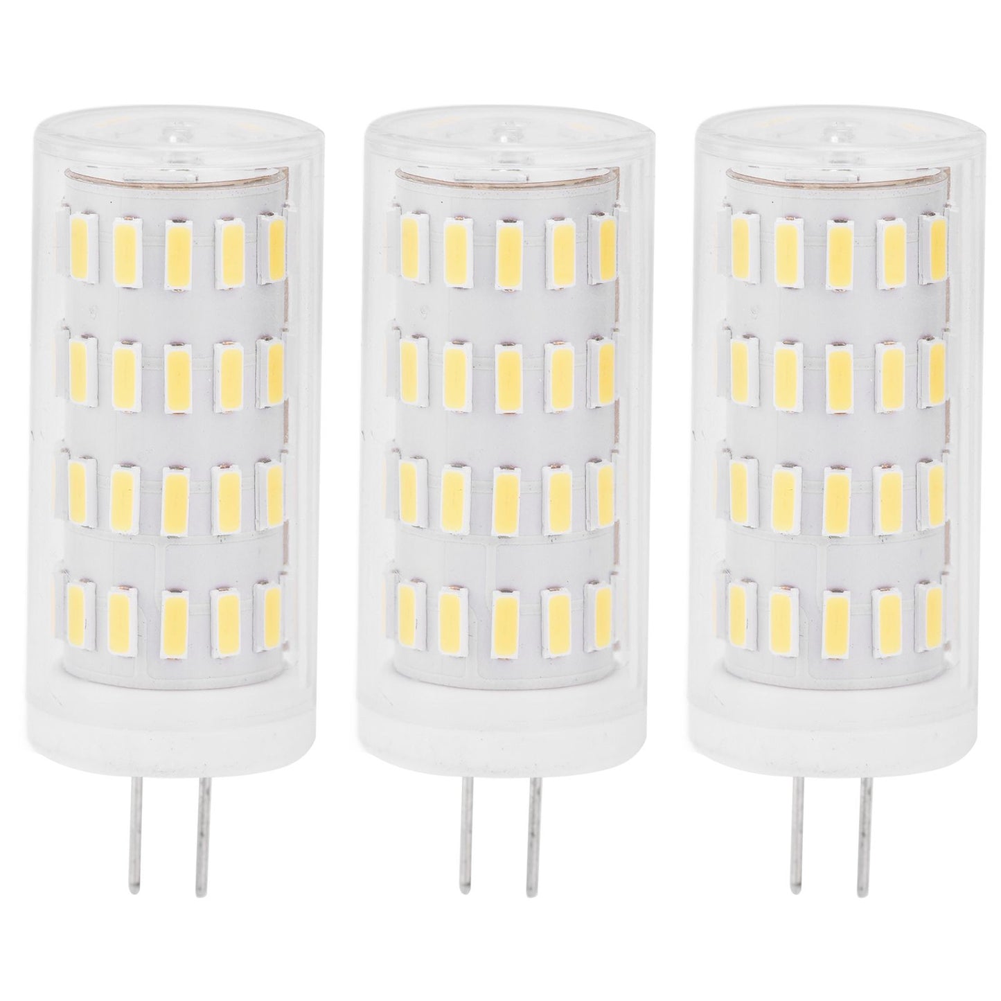 3PCS G4 LED Bulb 5W T3 JC Type Double Pin Base AC DC12‑24V Dimmable Outdoor Landscape BulbNatural Light
