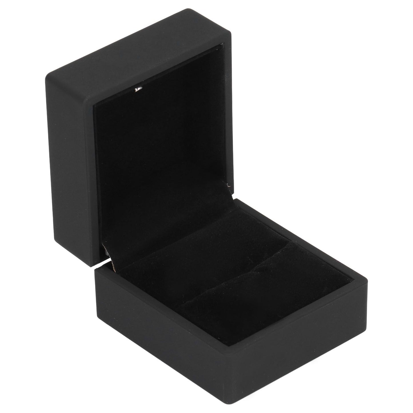 LED Ring Box Elegant Earring Gift Box with LED Light for Proposal Engagement Wedding Anniversary