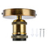Vintage E26 E27 Lamp Socket Ceiling Lamp Holder with Accessories for Kitchen Bedroom Living Room 100‑240VAntique Gold