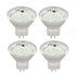 4PCS MR11 12LED Light Bulb 2W 300LM Spot Light Bulb Double Pin Base Landscape Light BulbCold White 6000K