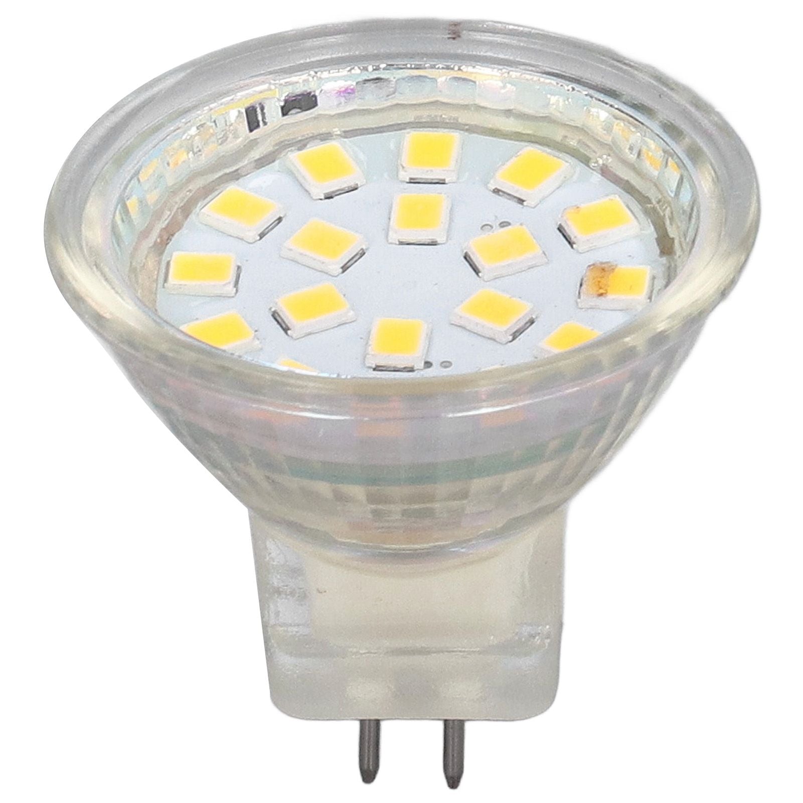 4PCS 18LED MR11 Light Bulb 3W 300LM Double Pin Base Landscape Spot Light Bulb for Living RoomCold White