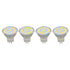 4PCS 15LED MR11 Light Bulb 5W 500LM Double Pin Base Landscape Spot Light Bulb for Living RoomWarm White