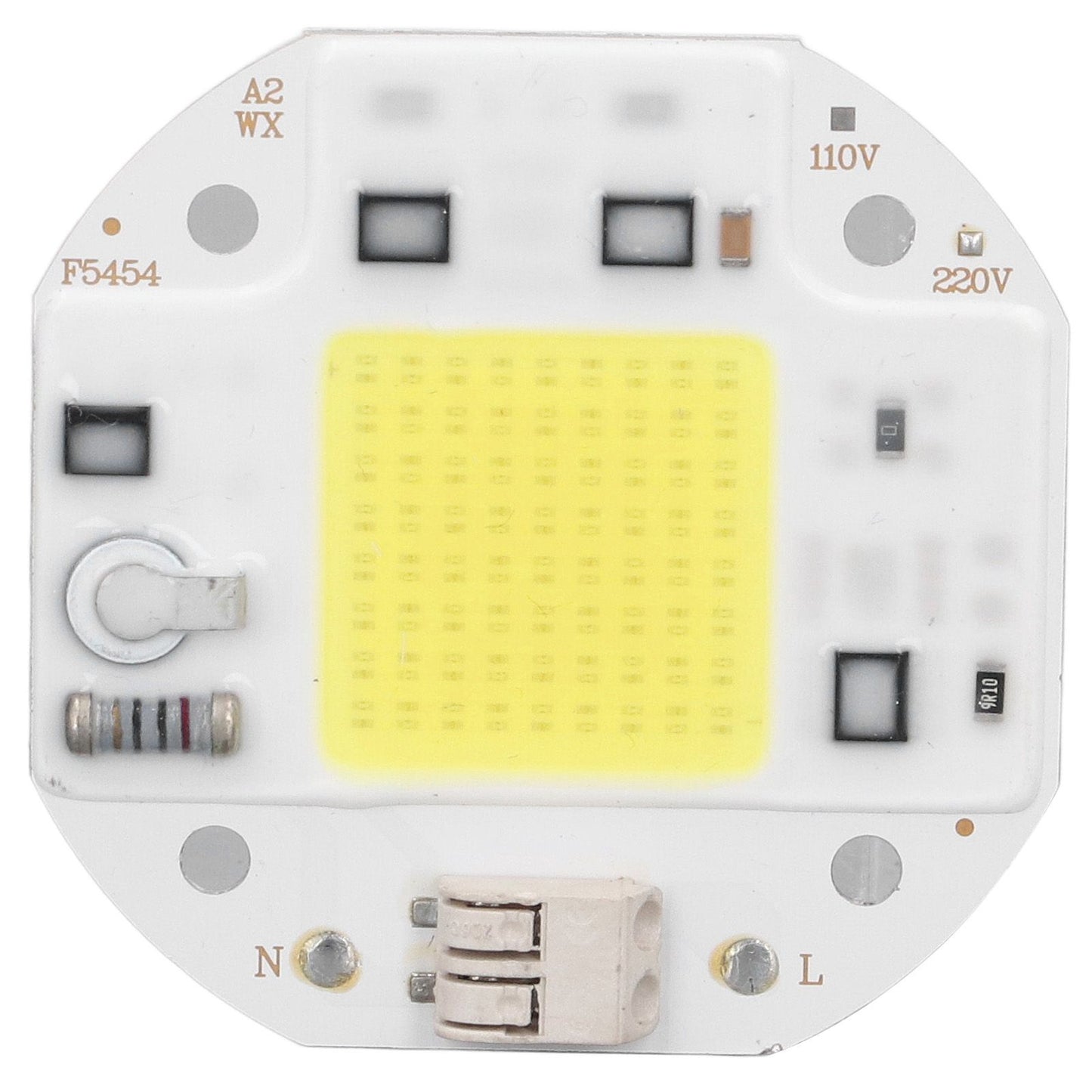 COB Lamp Bead High Power LED Chip High Brightness Drive Free for DIY Lamp Floodlight Indoor Lighting 220V70W Cold White 5800K-6500K