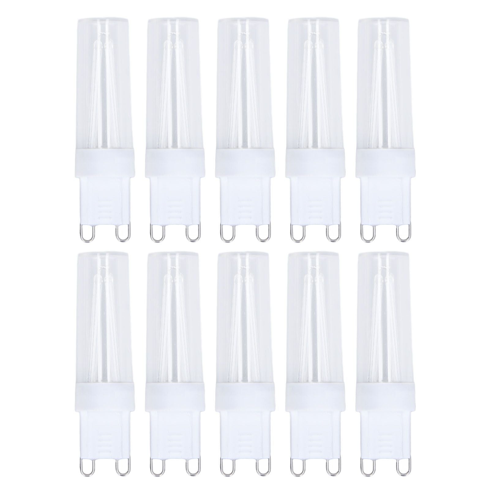 10pcs G9 Small Bulbs Blue Light Energy Saving Replacement LED Bulbs for Chandelier Table Lamp 500lm 3W 220V