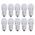 10pcs E14 Bulbs Energy Saving Warm White Light LED Small Bulbs for Ceiling Lamp Wall Lamp 500lm 1.5W 24V