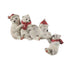 Christmas Door Frame Decoration Wooden Santa Claus Elk Xmas Decor for Home Christmas Party Ornament