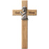 Praying Little Boy Wood Cross Wooden Blessing Cross Christmas Decoration Crafts Gifts for Newborns or Children