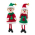 2 Pcs Christmas Elf Plush Dolls Christmas Tree Hanging Pendant Xmas Elf Soft Toy Plush Long Legged Elves Christmas Tree Decoration