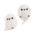2Pcs Christmas Cute Owl Hanging Gift Simulation Animal Pendant Xmas Tree Pendant Home Holiday Party Decoration