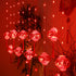 2022 New Year Red Lantern Curtain String Lights LED Spring Festival Fairy Light Street Festoon Light for Holidays Home Decor