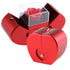 Christmas Gift Apple Box Wedding Ring Box Jewelry Rose Flower Box for Necklace Bracelet Birthday Party Valentine&