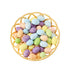 Easter Eggs Ornament Mini Foam Egg with Basket for Crafts and Spring Easter Party Decorations