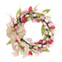Tulip Wreath Tulip Decorative Wreath Artificial Tulip Wreath Decorative Flower Wreath