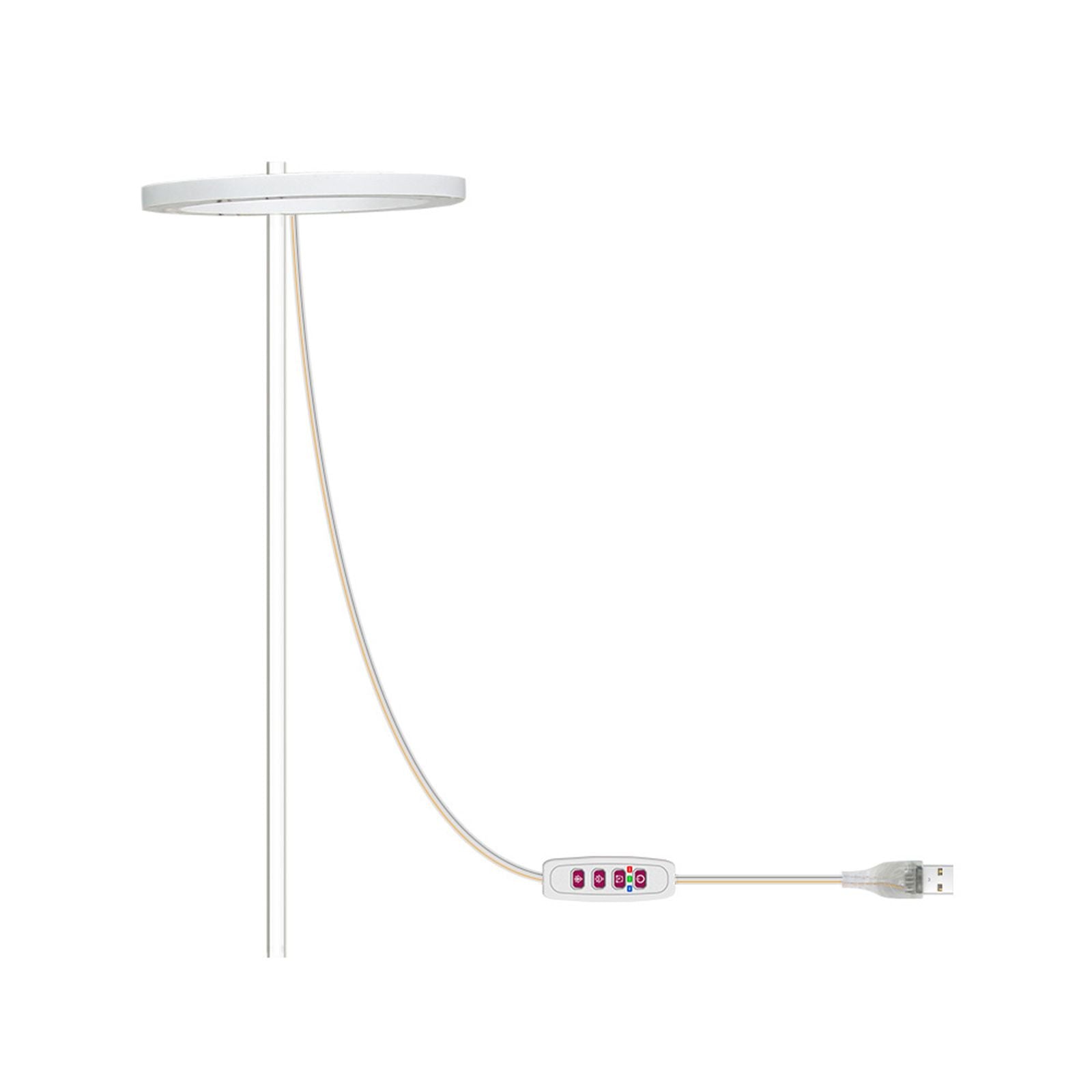 LED Plant Grow Light 5 Dimmable Modes Timing USB LED Plant Lamp for Succulents Potted Plants