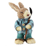 Cattail Eco Friendly Bright Colors Lifelike Durable Easter Bunny Figurine