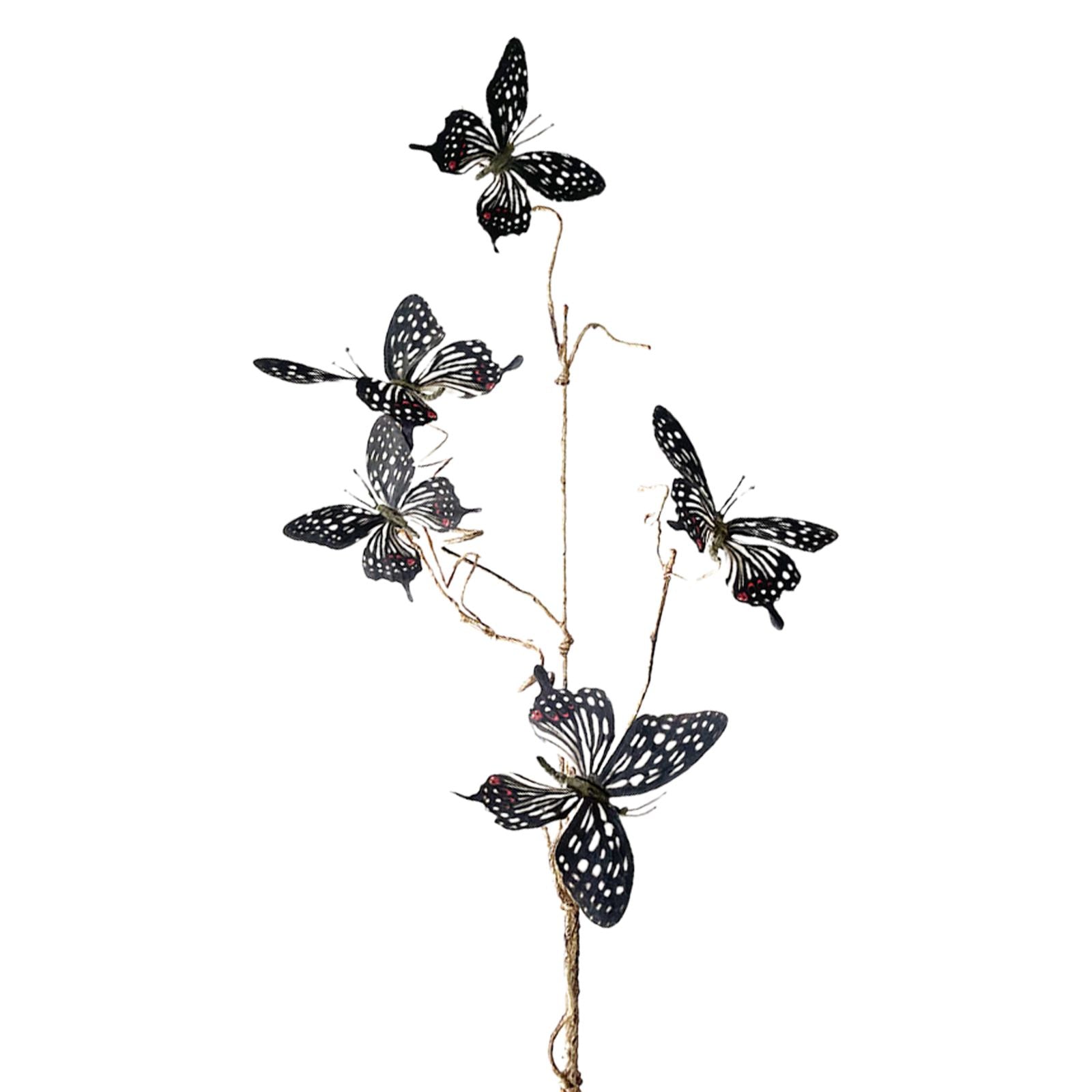 Artificial Branch Lifelike DIY 3D Stakes Decor for Home Garden Party Wedding