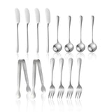 Cheese Tool Set Cheese Butter Spreader Knives Set Stainless Steel Cheese Serving Kit for Desserts Appetizers