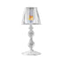 Glass Candle Holder Tansparent Table Lamp Shape Candlestick Holder for Din