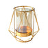 16x14cm Vase Gold Decorative Clear Glass Rugged Flower Vase For Wedding Arty