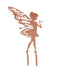 Outdoor Garden Patio Ornaments Flower Fairy Goblin Silhouette Metal Iron Crafts Elf Decoration