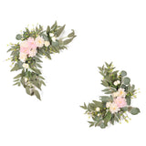 Wedding Welcome Flower Wedding Arch Flower Artificial Bouquet Handmade Fake Flower Decoration