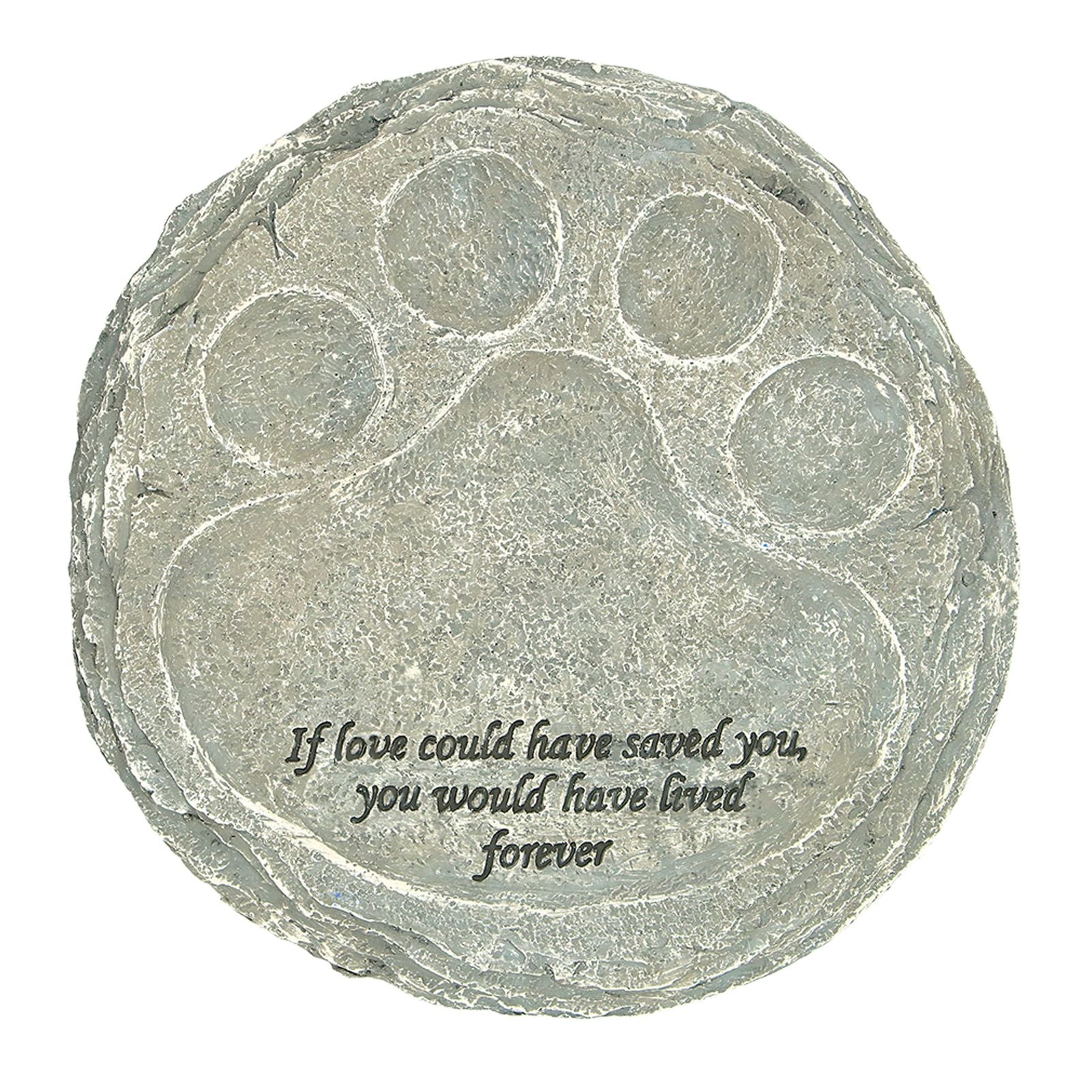 Pet Memorial Stone Resin Garden Memorial Tombstone Dog Cat Gravestone for Lawn BackyardType C Moss Color