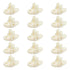 15pcs Greenhouses Pulley Plastic White Durable Ventilator Pulley Wheel for Agriculture Livestock Farms Greenhouses