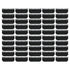 50PCS 10cm Greenhouse Film Clamp Heat Resistant Tube Clip Gardening Frame Pipe Clip for GardenBlack