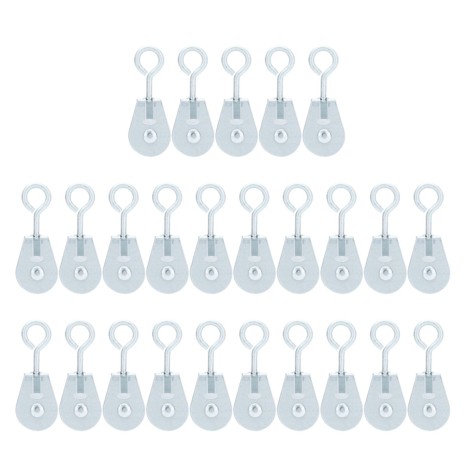 25pcs Pulley Durable Wearable Small Compact Easy Replaceable Convenient Practical Greenhouse Equipment for Agriculture