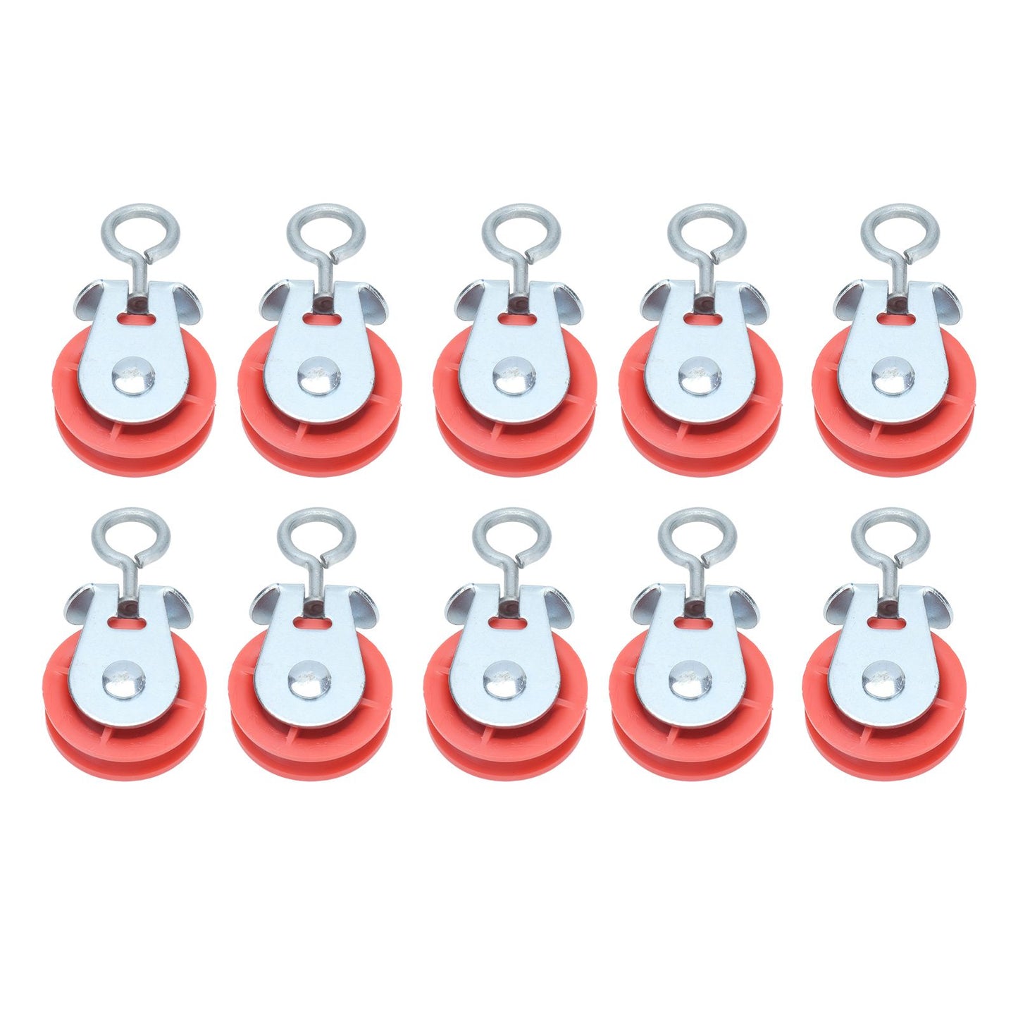 10pcs Waterline Fixed Pulley Medium Metal Automatic Poultry Products for Livestock Farm Chicken House